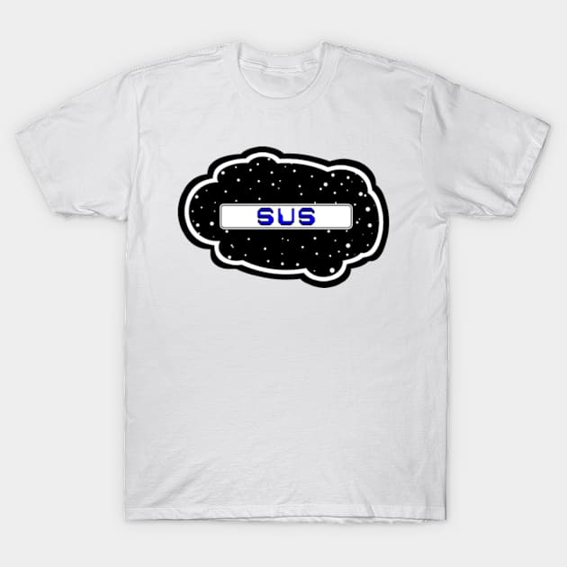 Blue Sus! (Variant - Other colors in collection in shop) T-Shirt by Vandal-A